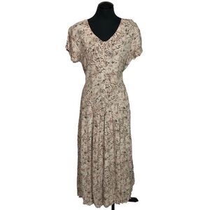 Vintage Starina Cottage Core Floral Dress - Women’s M